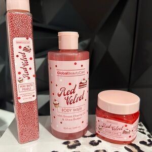 Red Velvet Bath & Body Set